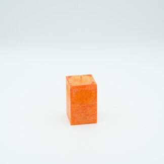 Quadratkerze Uni 50 x 80 mm, Orange